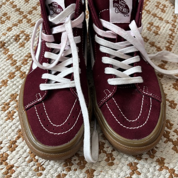 Vans Shoes - Vans women’s Maroon High-Top Sneakers